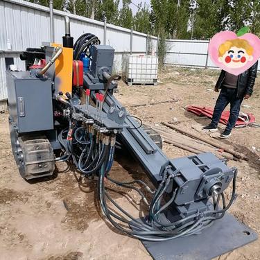 小型水钻过路打眼机 小型公路横向钻孔机 过道顶管机 洪涛电力 水平定向钻