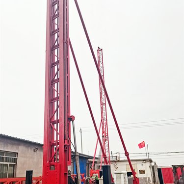 三管旋喷桩施工钻机 土壤修复28米塔架高喷灌浆台车 塔架高度 12m