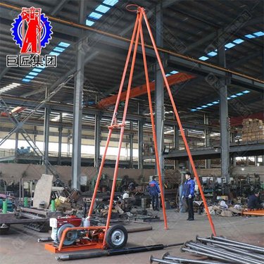 巨匠工业建筑地质勘察30钻机 sh30一2a冲击式砂金取样钻机 多功能与一体