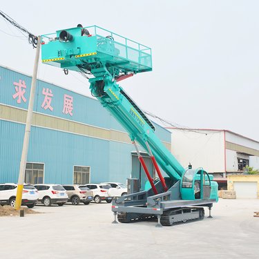全液压护坡锚固钻机边坡加固双大臂举高支护打桩机