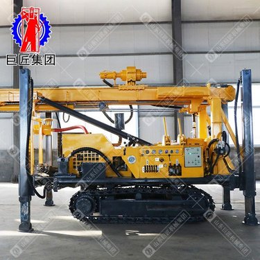 华夏巨匠JDL-350机械顶驱式水气两用钻机 可冲击可回转  履带式勘探取芯钻机