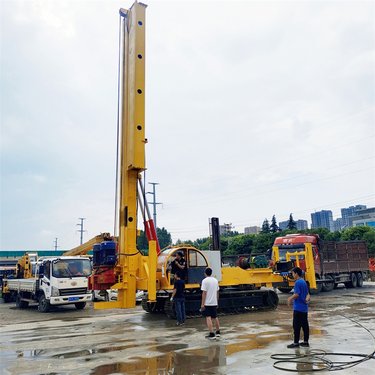 20米cfg地基打桩机 软基加固长螺旋钻机 全地形螺旋桩机厂家
