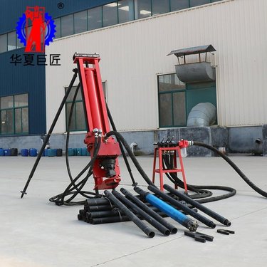 巨匠供应KQZ-100型潜孔钻机 水平钻孔机 矿山凿岩打岩石速度快 支腿式小型气动钻机 纯气动潜孔钻机