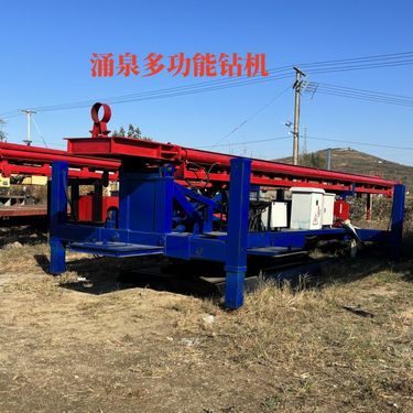 多功能锚杆钻机 360度旋转底盘双油缸加压高压旋喷抗浮锚杆一体机
