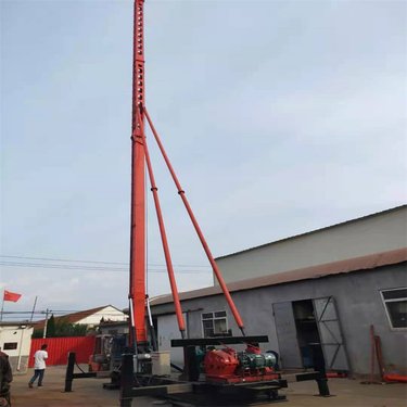 打抗浮锚固双管桩机 地铁高压旋喷搅拌机 下套管地基注浆加固钻机